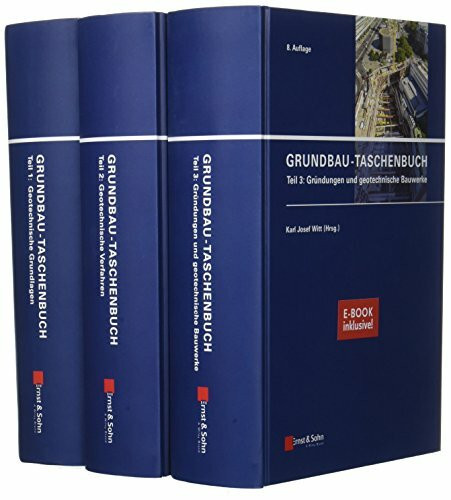 Grundbau-Taschenbuch: Teile 1-3 (inkl. E-Book als PDF)