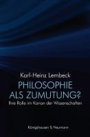 Philosophie als Zumutung?