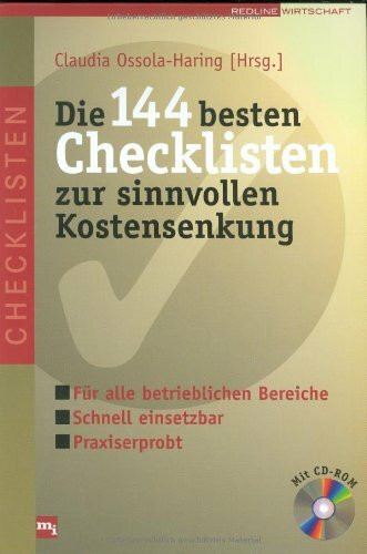 Die 144 besten Checklisten zur sinnvollen Kostensenkung (Redline Wirtschaft bei moderne industrie)