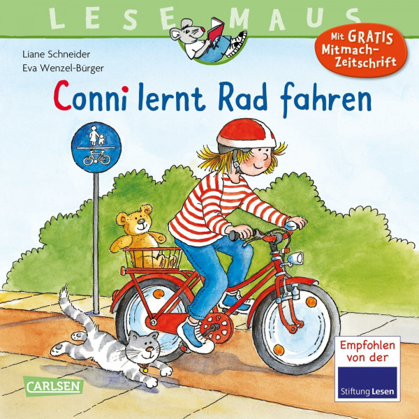 LESEMAUS 71: Conni lernt Rad fahren: Tolle Bilderbuchgeschichte für Kinder ab 3, die das Radfahren lernen (71)