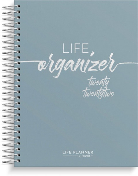 Life Organizer Blau Kalender 2022