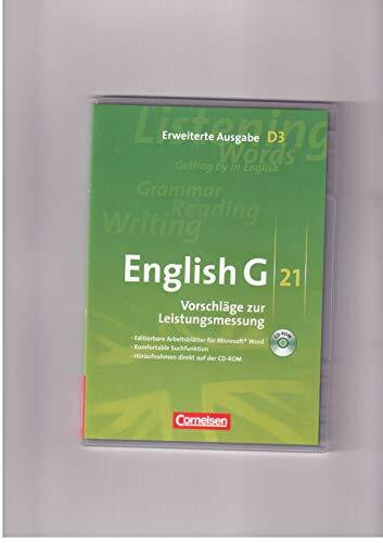 English G21 Vorschläge zur Leistungsmessung CD-Rom