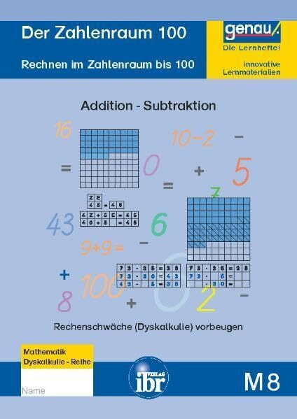 M8 - Rechnen im Zahlenraum 100: Teil 2 - Addition und Subtration im Zahlenraum 100