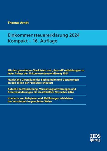 Einkommensteuererklärung 2024 Kompakt, 16. Auflage