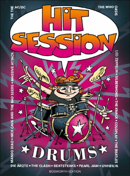 Hit Session Drums | 100 Rock Pop Metal Beats | Songbook für Schüler und Musiker | Drummer-Notenbuch mit Play-Along Sammlung | Trommel-Übungsrepertoire ... Unterricht: 100 Songs aus Rock, Pop und Metal