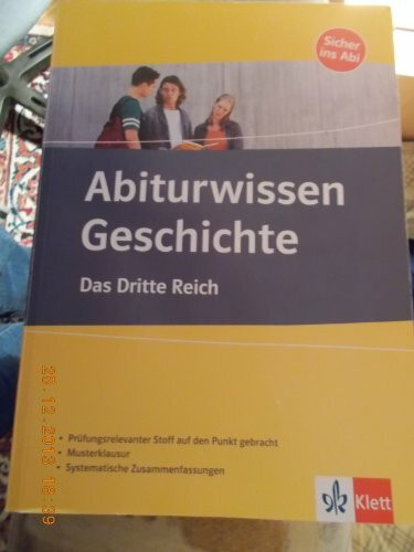 Abiturwissen Das Dritte Reich (Abiturwissen Geschichte)