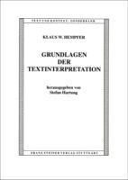 Grundlagen der Textinterpretation