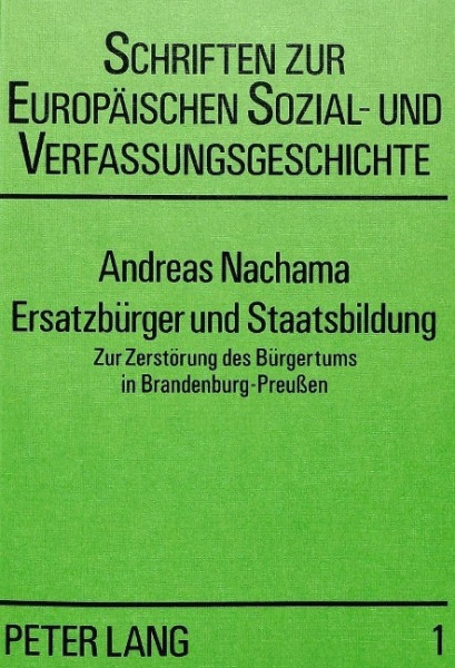 Ersatzbürger und Staatsbildung