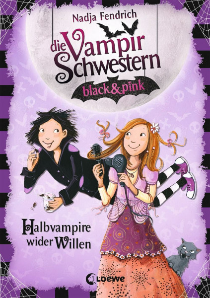 Die Vampirschwestern black & pink (Band 1) - Halbvampire wider Willen: Lustiges Fantasybuch für alle Vampirfans ab 10 Jahren - Der ... die erste Liebe und jede Menge Abenteuer