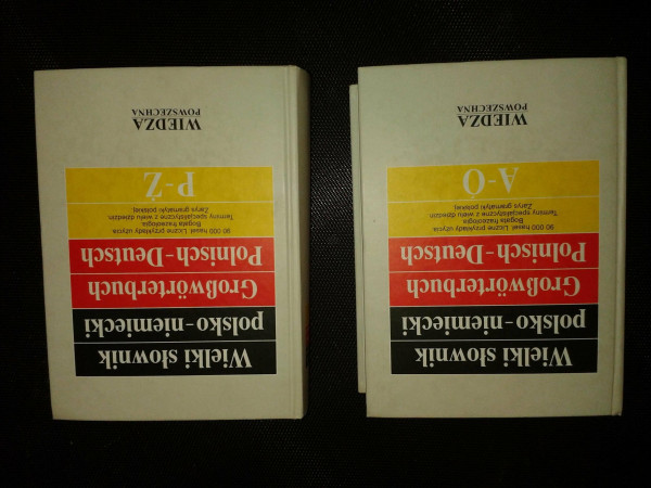 Großwörterbuch Deutsch-Polnisch, 2 Bnd. Band 1 und 2.