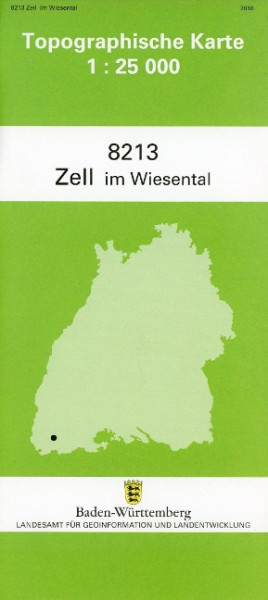 Zell im Wiesental 1 : 25 000