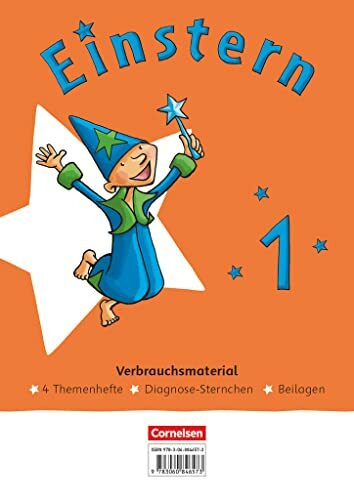 Einstern - Mathematik - Ausgabe 2021 - Band 1: Themenhefte 1-4, Diagnoseheft und Kartonbeilagen im Paket - Verbrauchsmaterial, mit digitalen Medien (Einstern, Ausgabe 2021, Band 1)