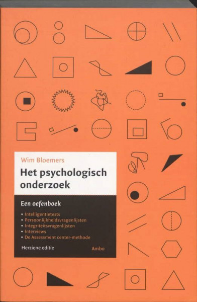 Het psychologisch onderzoek: een oefenboek