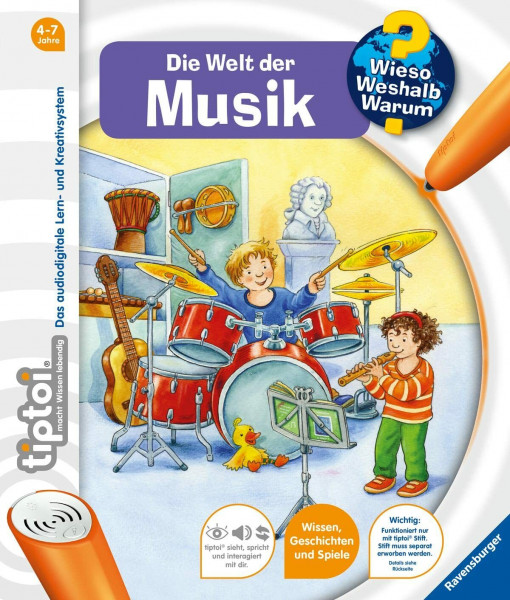 tiptoi® Wieso? Weshalb? Warum? Die Welt der Musik: mit über 600 Geräuschen und Texten