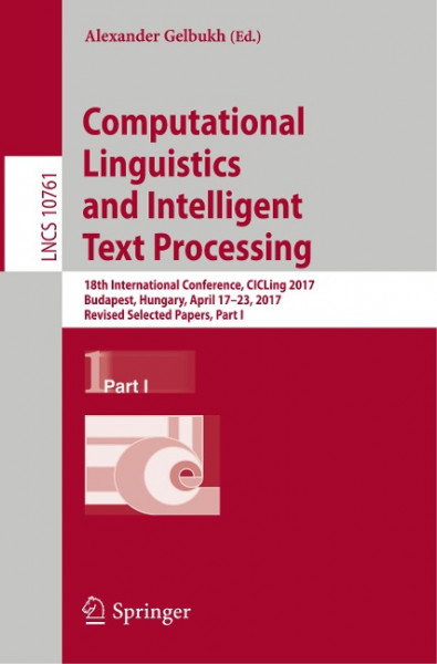 Computational Linguistics and Intelligent Text Processing