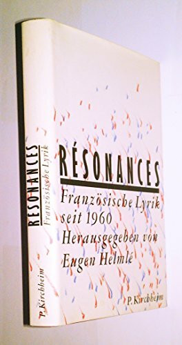 Resonances franzosische lyrik seit 1960