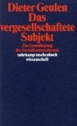 Das vergesellschaftete Subjekt