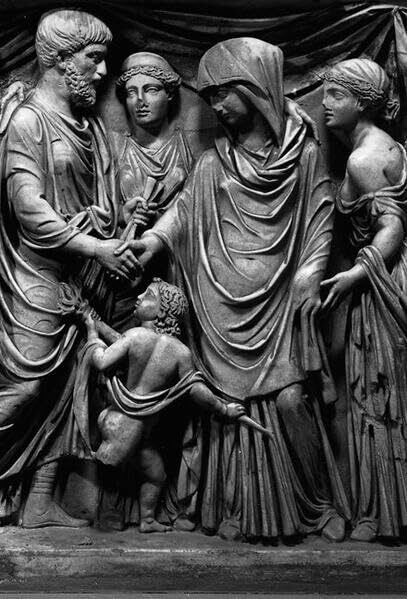 Die antiken Sarkophagreliefs / Die Sarkophage mit Darstellungen aus dem Menschenleben / Vita Romana