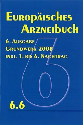 Europäisches Arzneibuch 6. Ausgabe 2008 inkl. Nachtrag 6.6 CD-ROM: Amtliche deutsche Ausgabe