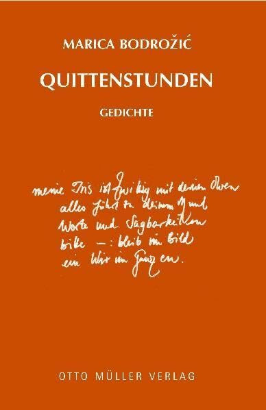 Quittenstunden: Gedichte