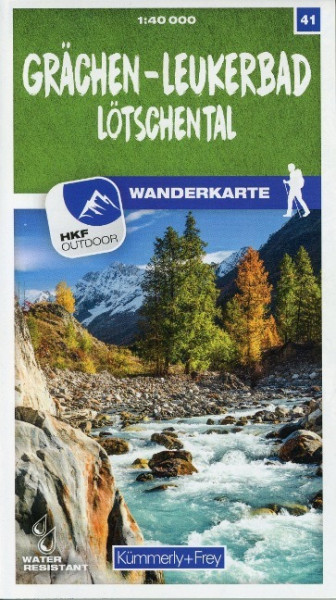 Grächen - Leukerbad Lötschental 41 Wanderkarte 1:40 000 matt laminiert