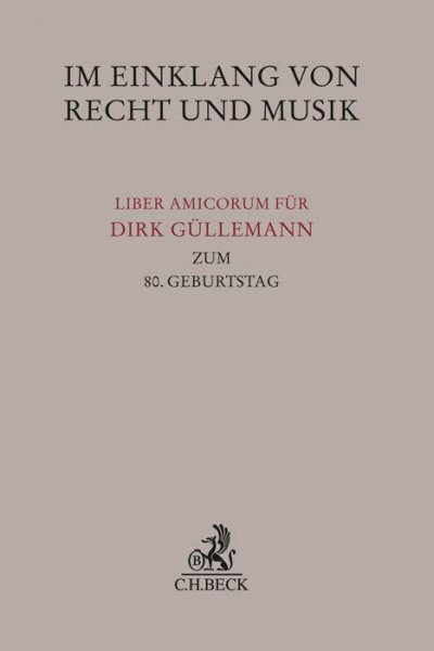 Im Einklang von Recht und Musik