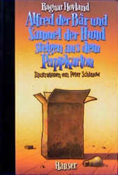 Alfred der Bär & Samuel der Hund steigen aus dem Pappkarton Alfred der Bär & Samuel der Hund steigen aus dem Pappkarton