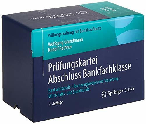 Prüfungskartei Abschluss Bankfachklasse