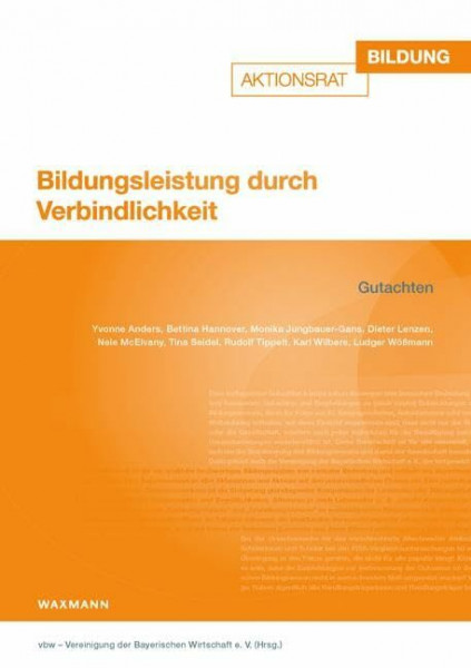 Bildungsleistung durch Verbindlichkeit