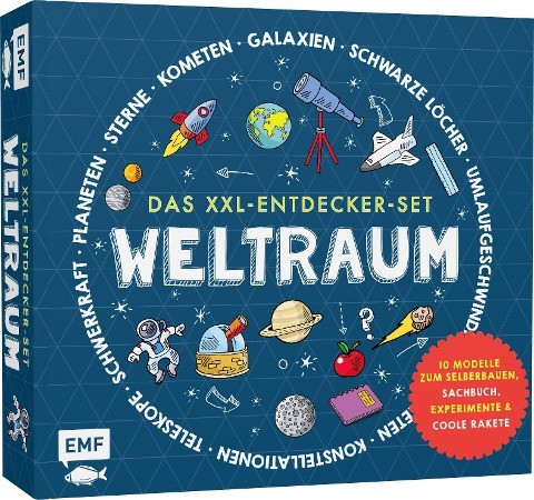 Das XXL-Entdecker-Set - Weltraum: Mit 10 Modellen zum Selberbauen, Sachbuch, Experimenten und ...