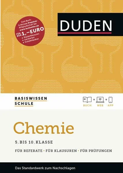 Basiswissen Schule – Chemie 5. bis 10. Klasse: Das Standardwerk für Schüler