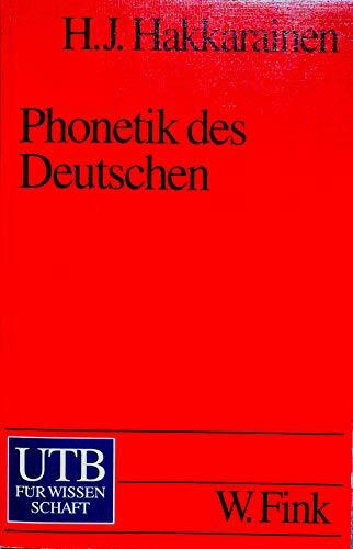 Phonetik des Deutschen (UTB S (Small-Format): Uni-Taschenbücher)