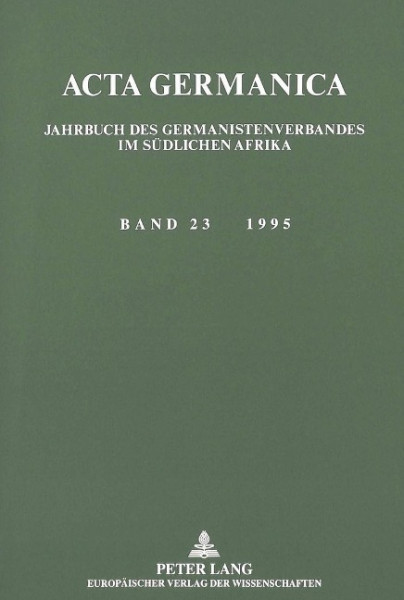 Acta germanica