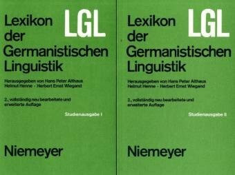 Lexikon der Germanistischen Linguistik