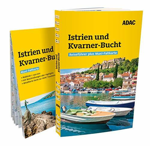 ADAC Reiseführer plus Istrien und Kvarner-Bucht: Mit Maxi-Faltkarte und praktischer Spiralbindung
