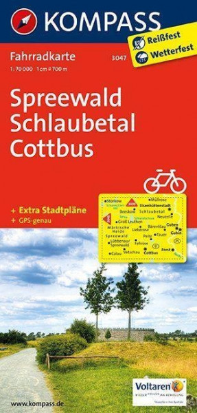 Spreewald - Schlaubetal - Cottbus 1 : 70 000