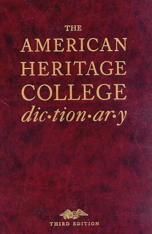 The American Heritage College Dictionary/Deluxe/Indexed