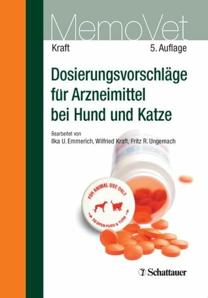 Dosierungsvorschläge für Arzneimittel bei Hund und Katze: MemoVet