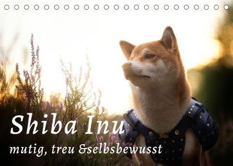 Shiba Inu - mutig, treu, selbstbewusst (Tischkalender 2022 DIN A5 quer)