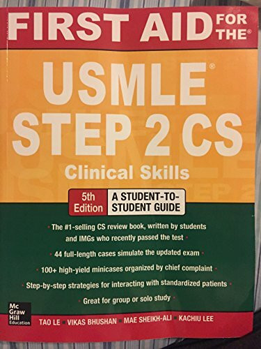 First Aid for the USMLE Step 2 CS