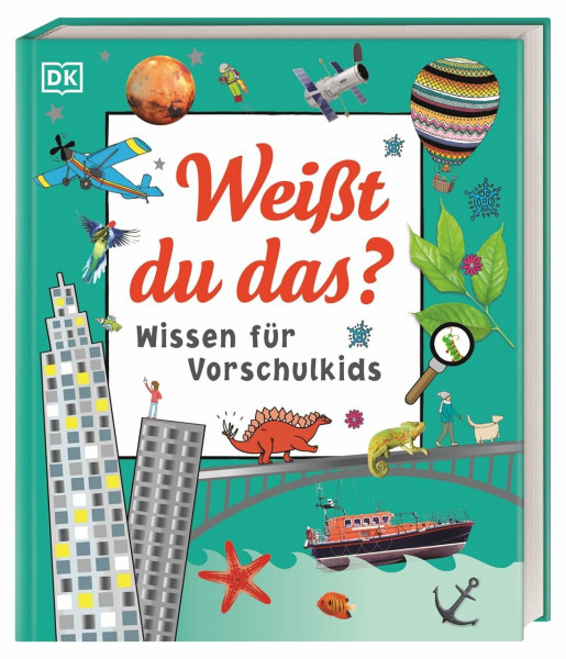 Wissen für Vorschulkids. Weißt du das?: Erstes großes Sachbuch für Kinder mit Fotos und Lesebändchen. Für Kinder ab 4 Jahren