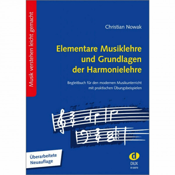 Elementare Musiklehre und Grundlagen der Harmonielehre: Begleitbuch für den modernen Musikunterricht mit praktischen Übungsbeispielen und Übungs-App Neuauflage 2026