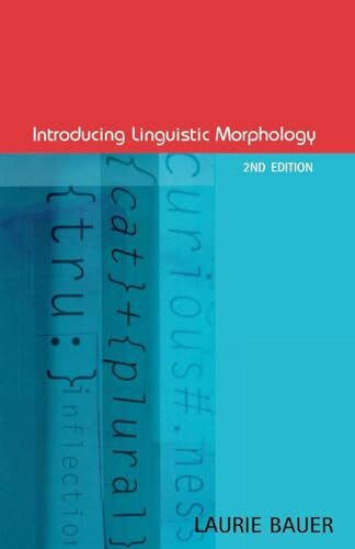 Introducing Linguistic Morphology