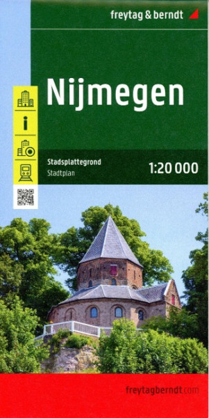 Nijmegen, Stadtplan 1:20.000, freytag & berndt