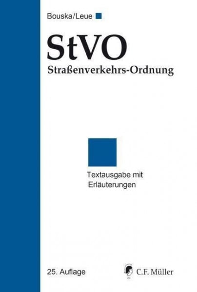StVO Straßenverkehrs-Ordnung