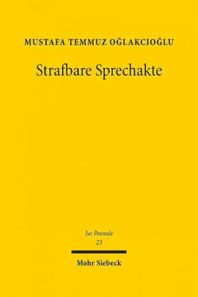 Strafbare Sprechakte