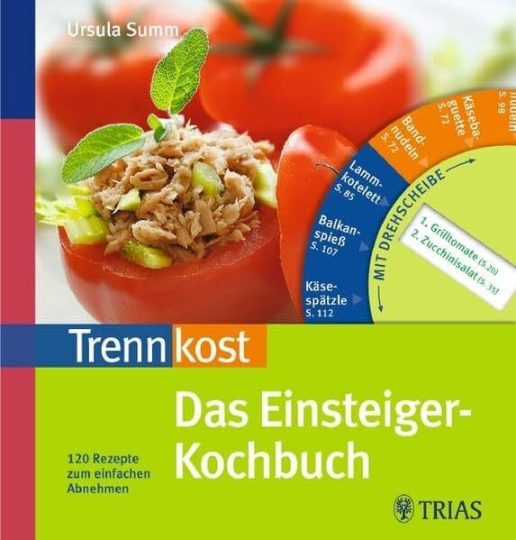 Trennkost - Das Einsteiger-Kochbuch: 120 Rezepte zum einfachen Abnehmen. Mit Drehscheibe