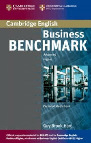 Business Benchmark Advanced Personal Study Book for Bec and Bulats: BEC and Bulats edition