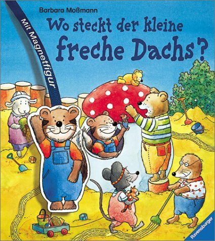 Wo steckt der kleine freche Dachs?: Mit Magnetfigur