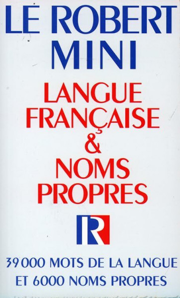 LE MINI ROBERT FRENCH DICTIONARY